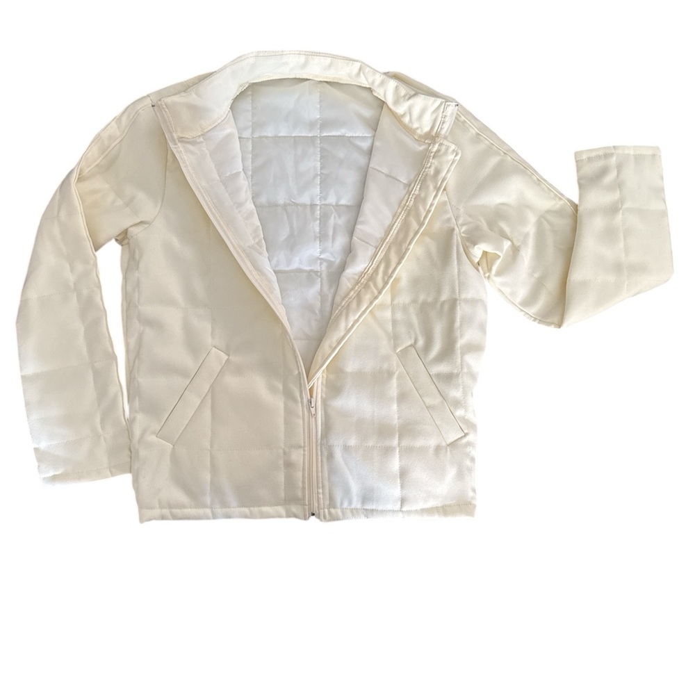 White Quilted Jacket - Picture 2 of 4